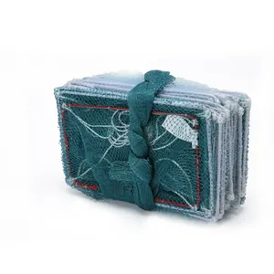 (21cm * 32cm * 27 cadre) <span class=keywords><strong>En</strong></span> Gros Antirouille PVC <span class=keywords><strong>En</strong></span> Plastique Tuyau Wraps <span class=keywords><strong>Fer</strong></span> Cadre <span class=keywords><strong>Poisson</strong></span> Cage Net Aquaculture Piège - Product Image 1