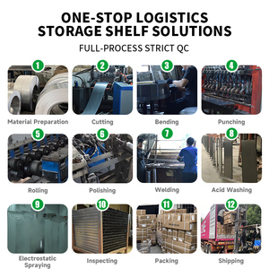 ชั้นวางสินค้าแบบอเมริกัน 200 กก. สำหรับงานหนัก แบบสองด้าน สำหรับซุปเปอร์มาร์เก็ต ร้านสะดวกซื้อ ร้านขายขนม - Product Image 5