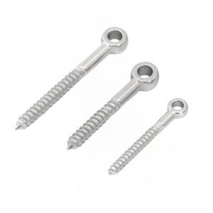 Vis <span class=keywords><strong>à</strong></span> <span class=keywords><strong>bois</strong></span> <span class=keywords><strong>à</strong></span> tête ronde en acier inoxydable 316, <span class=keywords><strong>à</strong></span> <span class=keywords><strong>visser</strong></span> soi-même, avec <span class=keywords><strong>crochet</strong></span> <span class=keywords><strong>à</strong></span> anneau fermé, classe 6, pour bateaux et yachts - Product Image 1