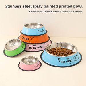 Tazones de Acero Inoxidable para Comida y Agua para Mascotas, Ecológicos, Duraderos, Impermeables, Modernos, Antideslizantes, Fáciles de Limpiar, para Perros y Gatos, para Viajes - Product Image 4