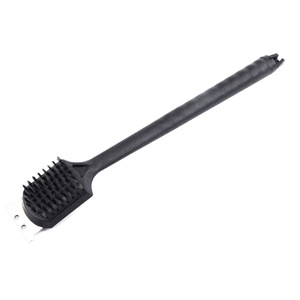 Brosse de nettoyage pour barbecue avec tête en fil d'acier inoxydable, manche en plastique, 50,8 cm, outil polyvalent pour grillades et four - Product Image 3