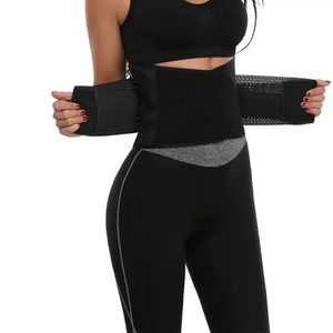 Customizable Neoprene Women's Slimming Workout Sweat Sport Girdle Adjustable Logo Waist Trainer <b>Trimmer</b> Back Support for Adults - Product Image 4