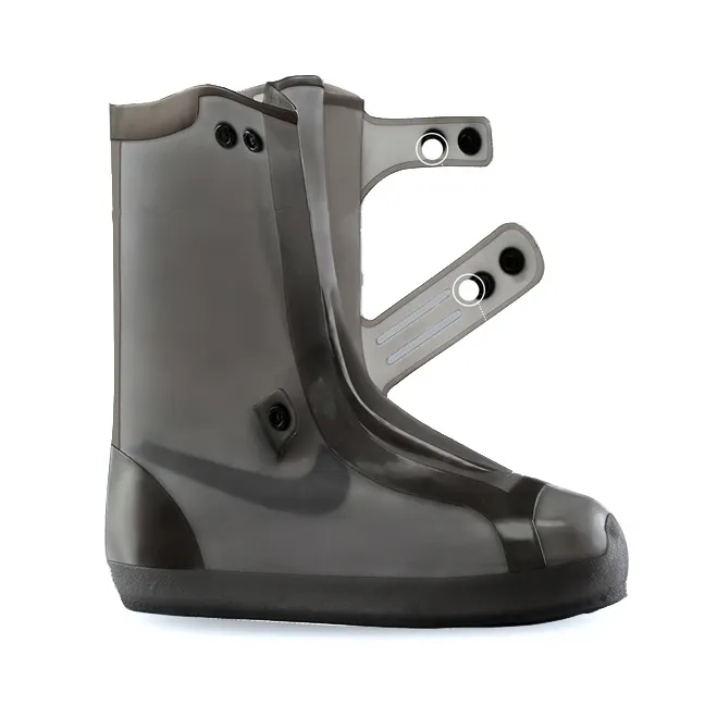 Sarung bot pelindung hujan, penutup sepatu silikon tahan aus tahan lama antiselip tahan air luar ruangan