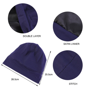 RTS Femmes Satin Doublure <span class=keywords><strong>Chimio</strong></span> Cap Bande Élastique <span class=keywords><strong>Nuit</strong></span> Sommeil Chapeaux Cancer Chimiothérapie <span class=keywords><strong>Chimio</strong></span> Bonnets Cap - Product Image 5