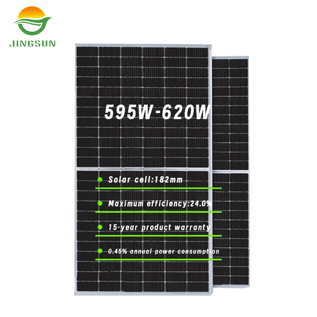 Junsun Bifacial Topcon Solar Panel 600w 605w 610w 615w 620w High Quality New Arrival Pv Modules for Solar System
