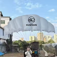 Aile de Foiling Parawing Sport Yufeng 4-5 4,5 Mètres Personnalisée avec Logo, Aile de Vent Arrière Légère pour Foiling, OEM ODM avec Poignée en Fibre de Carbone