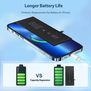 <span class=keywords><strong>Batteria</strong></span> di Ricambio Compatibile per iPhone Serie 12/13/14/15/16 - <span class=keywords><strong>Batteria</strong></span> Ricaricabile agli Ioni di Litio per Telefoni Cellulari - Product Image 4