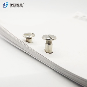 Vis de reliure EWANG 10 mm, argentées, mâles et femelles, pour reliure de livres - Product Image 5