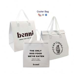 Bolsa Aislante de Papel de Aluminio No Tejido al por Mayor, Embalaje Impermeable para Llevar Bebidas Frías/Calientes, Entrega de Café - Product Image 1