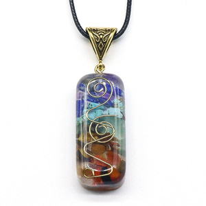 <span class=keywords><strong>Pendentif</strong></span> polyvalent de Chakra en cristal pour dames, symbole Baguette, Yoga, <span class=keywords><strong>Orgonite</strong></span>, tendance, - Product Image 5