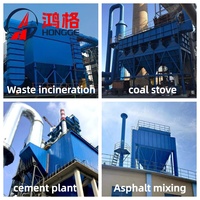 Kantong Filter Debu Laminasi Membran PTFE Hongge, Filter Baghouse Needle Felt Efisiensi Tinggi untuk Insinerasi Limbah & Pembangkit Listrik