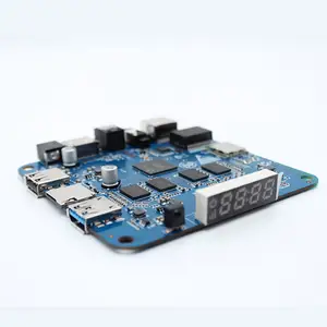 Placa-mãe para android, placa-mãe industrial para tv, pcba amlogic s905x4 quad core arm a55 @ 2ghz 4k