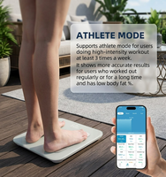 Balance de salle de bain numérique électronique intelligente sans fil Bluetooth pour la maison, 180 kg/396 lb, avec analyse de la composition corporelle