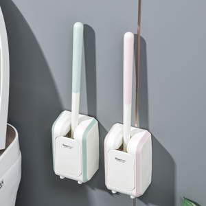 Mới Đến Dùng Một Lần Nhà Vệ Sinh Bàn Chải Với Chủ Đứng Rửa Bàn Chải Chà Sàn Cho Nhà Vệ Sinh Làm Sạch - Product Image 3