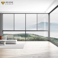 Ventanas Corredizas de Doble Acristalamiento Insonorizadas para Balcón de Hotel, Ventanas Acústicas de Aluminio, Ventanas Corredizas para Casas