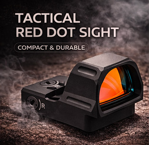Mira Telescópica TYPHON Red Dot con Activación por Movimiento, Brillo Ajustable, Mira Reflex Táctica, Óptica de Caza, Resistente al Agua y a la Niebla - Product Image 1
