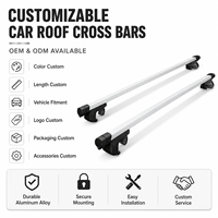Universeller Dachgepäckträger für Outdoor-Reisen, Aluminium-Stahl-Querträger für Gepäck, Allgemeiner Schienen-Dachgepäckträger