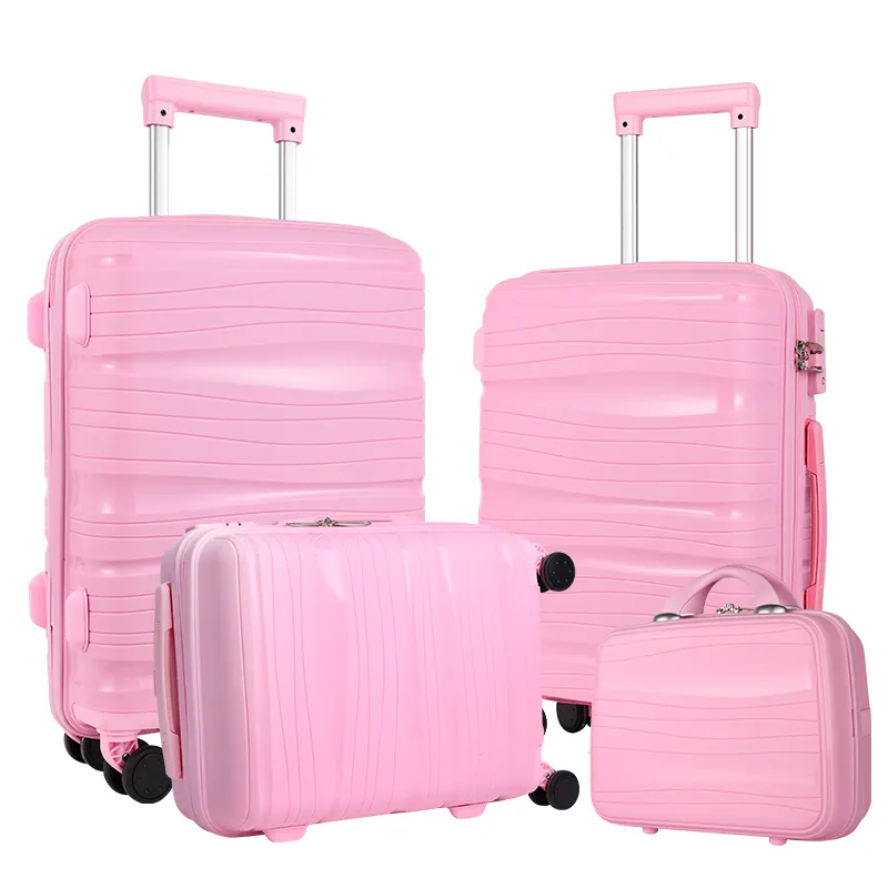 Di alta qualità borsa da viaggio aereo Trolley custodia intelligente valigia Pp bagaglio da viaggio all'ingrosso