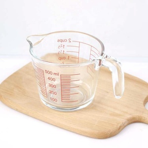 Bán Buôn 500Ml Borosilicate Glass Đo <span class=keywords><strong>Cup</strong></span> Đo Jug Với Xử Lý - Product Image 2