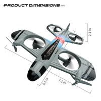 Offre Spéciale KY103 Avion de Chasse en Mousse EPP 2.4G avec Maintien d'Altitude, Télécommande, Drone RC à Aile Fixe, Jouet Compatible Caméra