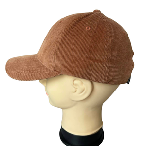 Gorra de Béisbol Unisex Personalizada Marrón <span class=keywords><strong>Oxford</strong></span>/Malla de 6 Paneles con Bordado de Escudo Vintage, Acabado Lavado y Ribete Vertical Discreto - Product Image 3