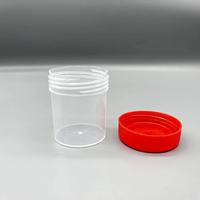 Vasos para Muestras de Orina Transparentes de 30 ml, Libres de RNasa, Personalizables, con Tapa de Rosca Estéril, de Polipropileno (PP) de Grado Médico, Certificación ISO13485 y COA
