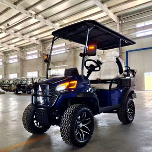 Carrito de Golf Eléctrico de 7-8 Plazas con Asientos Orientados hacia Adelante, 4x4, Batería de Litio de 48V 150Ah, Motor de CA de 5KW, 50-70km/h, Autonomía de 70-90km, Frenos de Disco Delanteros - Product Image 1