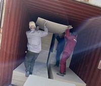 Maison préfabriquée modulaire en conteneur, salle de bain, toilettes portables modernes, design écologique pour utilisation en extérieur, atelier, lieux publics
