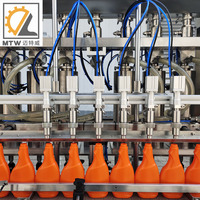 Machine de remplissage automatique d'huile moteur MTW, ligne de production d'emballage et de remplissage de bouteilles d'huile de frein, de lubrifiant et de carburant automobile