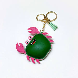 Mignon Kawaii 3D Anime PU porte-clés en cuir 3D animaux et gland voiture porte-clés accessoires avec breloques de sac à main porte-clés en cuir - Product Image 6