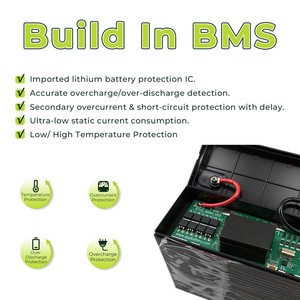 12V 20Ah リチウムバッテリー LiFePO4、256Wh ディープサイクルバッテリー、12V 18Ah 20Ah 22Ah AGM SLAの代替品、内蔵スマートBMS - Product Image 2