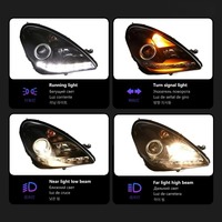 Feux avant HETOP SLK R171 2004-2012, mise à niveau LED DRL, clignotant, phare modifié, assemblage de signalisation, accessoires automobiles pour Benz