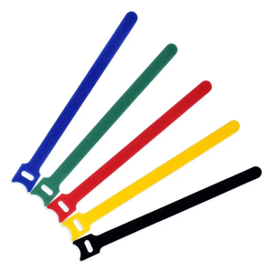 Velcroes de correa flexible de color personalizado Velcroes de gancho de autoagarre automático de mano y correa de cable de bucle Velcroes - Product Image 5