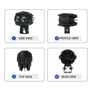 LiuHJG gran oferta diseño clásico <span class=keywords><strong>antiniebla</strong></span> blanco y amarillo intermitente motocicleta <span class=keywords><strong>luz</strong></span> <span class=keywords><strong>antiniebla</strong></span> para aventuras todoterreno - Product Image 3