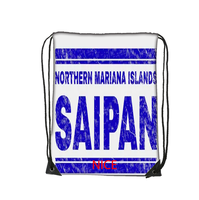 Sac de sport personnalisé Saipan Splash en gros, grand sac de rangement à cordon pour les excursions en plein air et l'entraînement en salle de sport