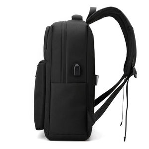 Voyage intelligent 15.6 pouces extensible antivol pour ordinateur portable sac à dos Oxford USB Port de charge <span class=keywords><strong>Nouvelle</strong></span>-<span class=keywords><strong>Zélande</strong></span> sac à dos Polyester fermeture éclair - Product Image 3