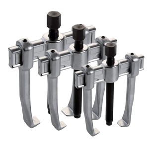 Extractor de tres mordazas Fg 162 S3 para reparación de automóviles con brazos ajustables y perillas negras - Product Image 1