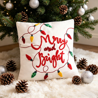 Nueva Funda de Almohada Navideña Creativa para Decoración del Hogar, Diseño de Muñeco de Nieve y Alce, Lindas Fundas de Almohada Decorativas para el Día de Navidad, Disponibles en Stock
