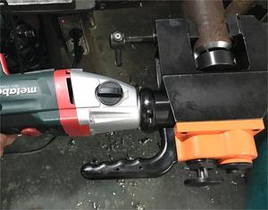 Machine à chanfreiner les tuyaux en acier ISO-89C OD montée sur support, pour tuyaux de 63 à 89 mm - Product Image 1