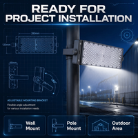 Projecteur LED d'extérieur étanche IP65 pour stade, 200W, 400W, 600W, 800W, 1000W, 2000W, à mât haut