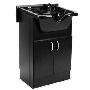 Washing Hair Chairs Beauty Salon Black Cabinet Shampoo Chairs - Product Image 3