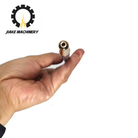 JIAKE Mini souffleuse à verre en acier inoxydable 304/310S, tube creux 8mm DE 6mm DI, buse de soufflage pour verre soufflé, bâton de soufflage pour verre, art du verre