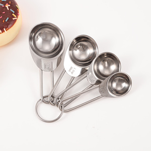 Kim loại Baking công cụ đo lường thiết lập thép không gỉ tùy chỉnh Đo thìa cho nhà bếp nấu ăn - Product Image 6