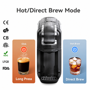 เครื่องชงกาแฟเอสเพรสโซแบบหลายหัวชง 19 บาร์ ชงได้ทั้งกาแฟร้อนและเย็น ใช้ได้กับ Kcup, NS, <span class=keywords><strong>Dolce</strong></span> <span class=keywords><strong>Gusto</strong></span>, ESE Pod และกาแฟบด - Product Image 5