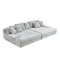 Ergonomisches Modulares Schlafsofa Vakuumkomprimierter Hochdichter Schwamm Hohe Elastizität Abnehmbar Waschbar Wohnzimmer Anpassbar