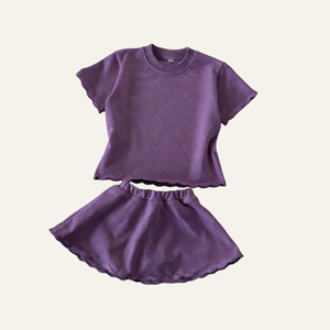 Le costume en coton doux pour <span class=keywords><strong>filles</strong></span> d'été, doux, mignon, tendance et à la mode, est parfait pour sortir - Product Image 3