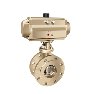 Vanne à bille pneumatique à extrémité à bride, en acier inoxydable 304, AC220V DN25, vanne de contrôle pneumatique, vente de liquidation B2B Covna - Product Image 3