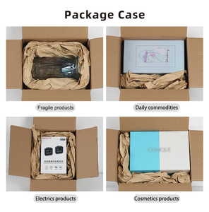 Caja de embalaje de papel con diseño de salida en forma de flor para amortiguación y relleno de huecos Caja de relleno de vacío de papel - Product Image 4