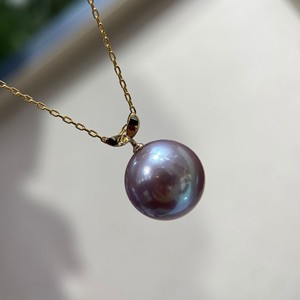 Collar de Plata de Ley S925 para Mujer de Zhuji con Colgante de Perla Blanca de Agua Dulce de 9-10 mm, Diseño Clásico de Flor, Nuevo Estilo - Product Image 3