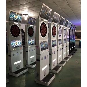 DCF DCF2000 Vertical Electronic Dart Machine Dual Screen Commercial Target <b>Plate</b> Adult Use - Product Image 1